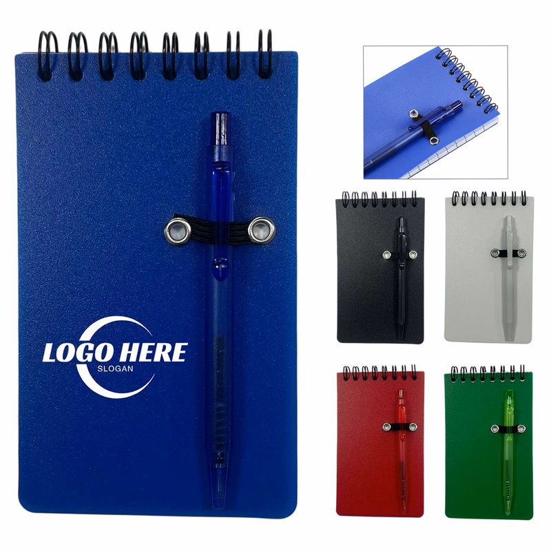 A7 Mini Spiral Notebook with Pen