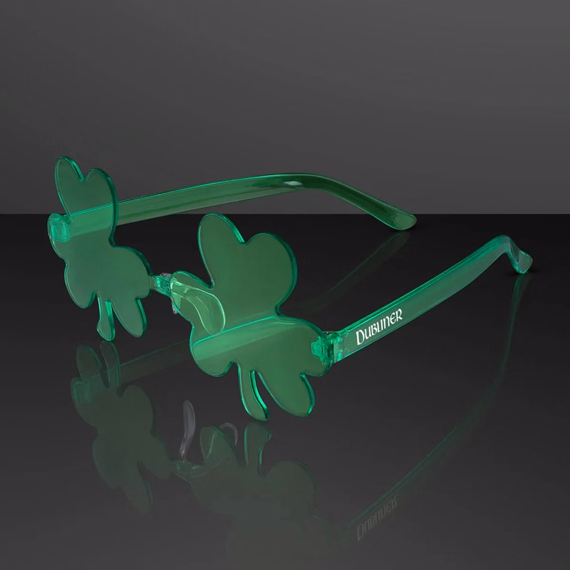 Shamrock Glasses Party Shades, NON-Light Up