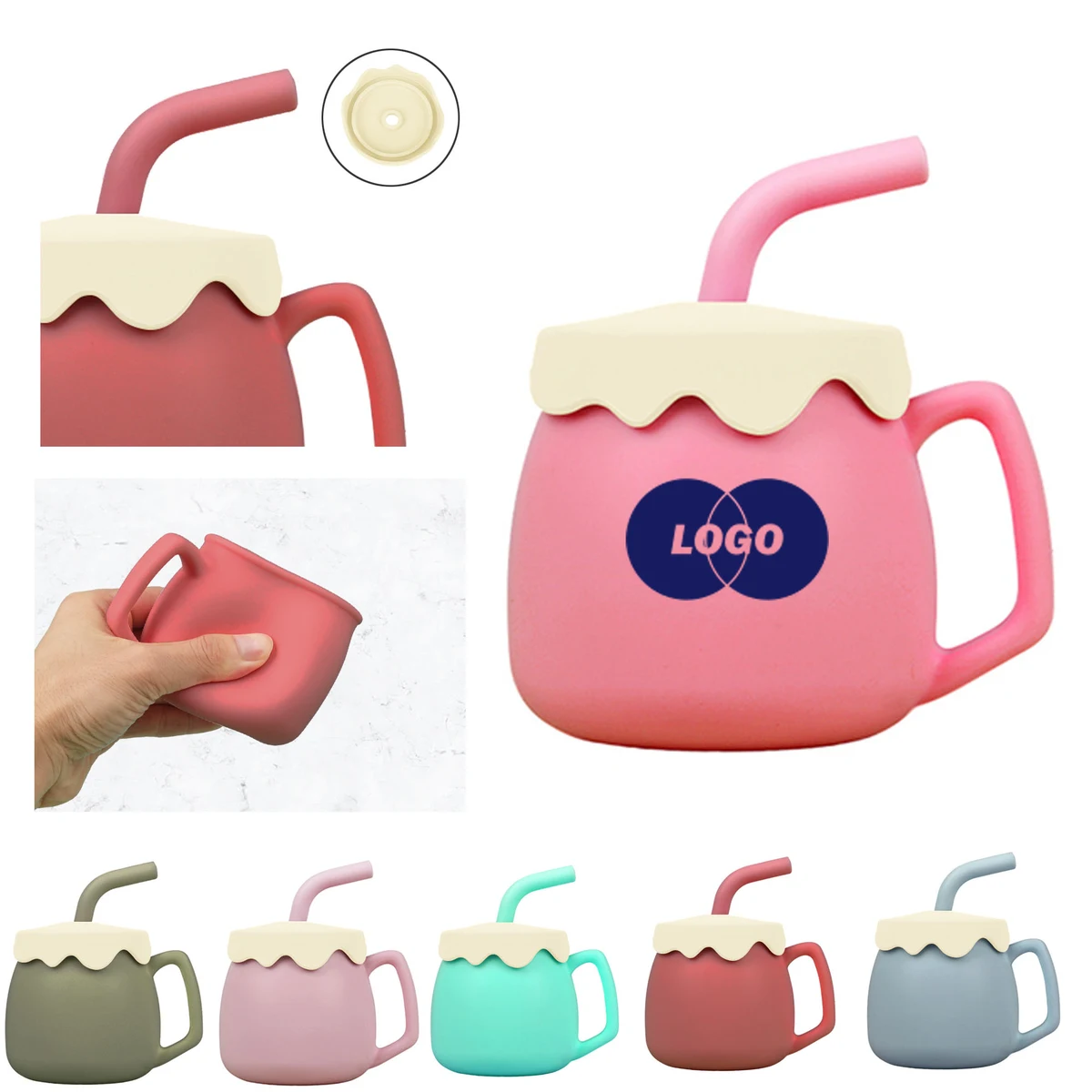 Edible Grade Durable Baby Silicone Customizable Logo 1