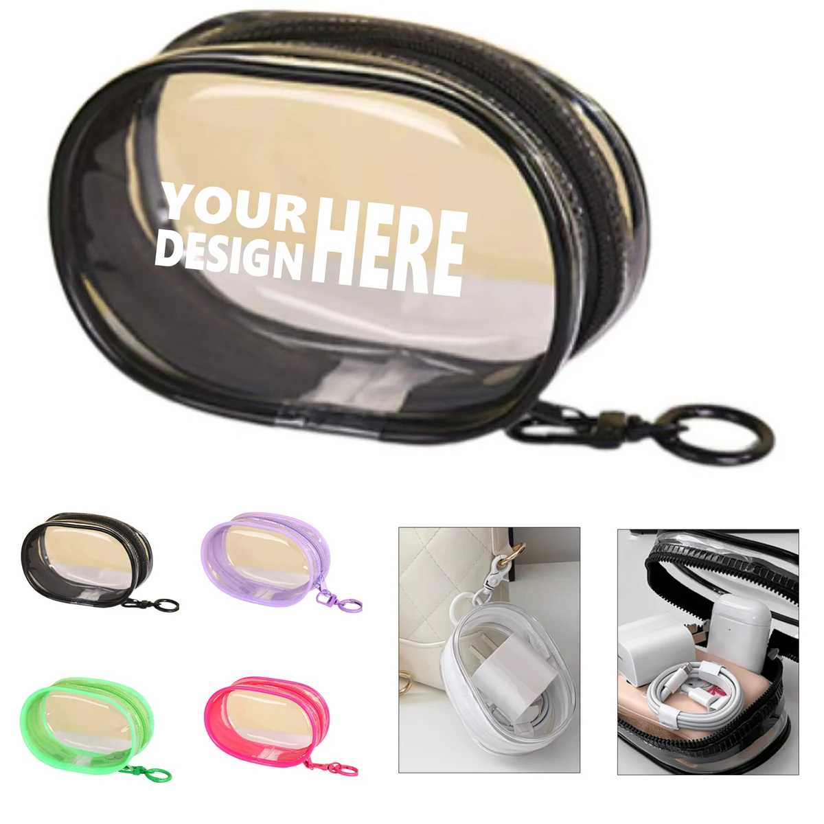 Transparent Cable Organizer Box 1