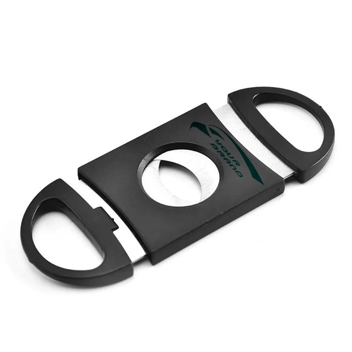 Mini Pocket Double Blades Stainless Steel Cigar Cutter 1