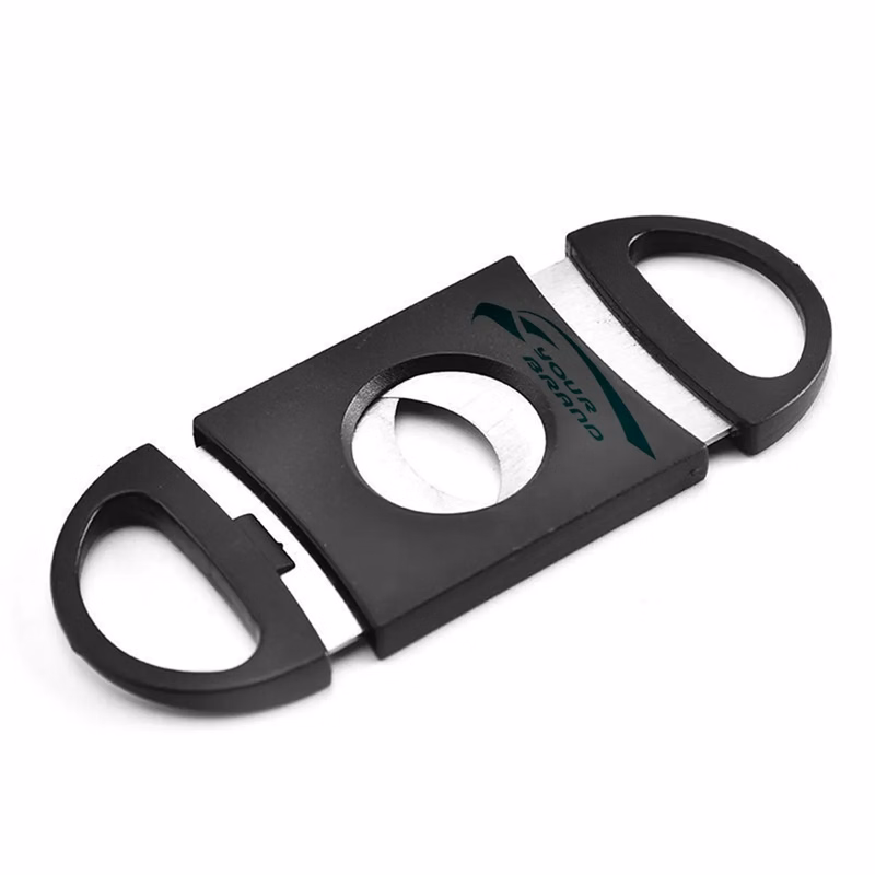 Mini Pocket Double Blades Stainless Steel Cigar Cutter