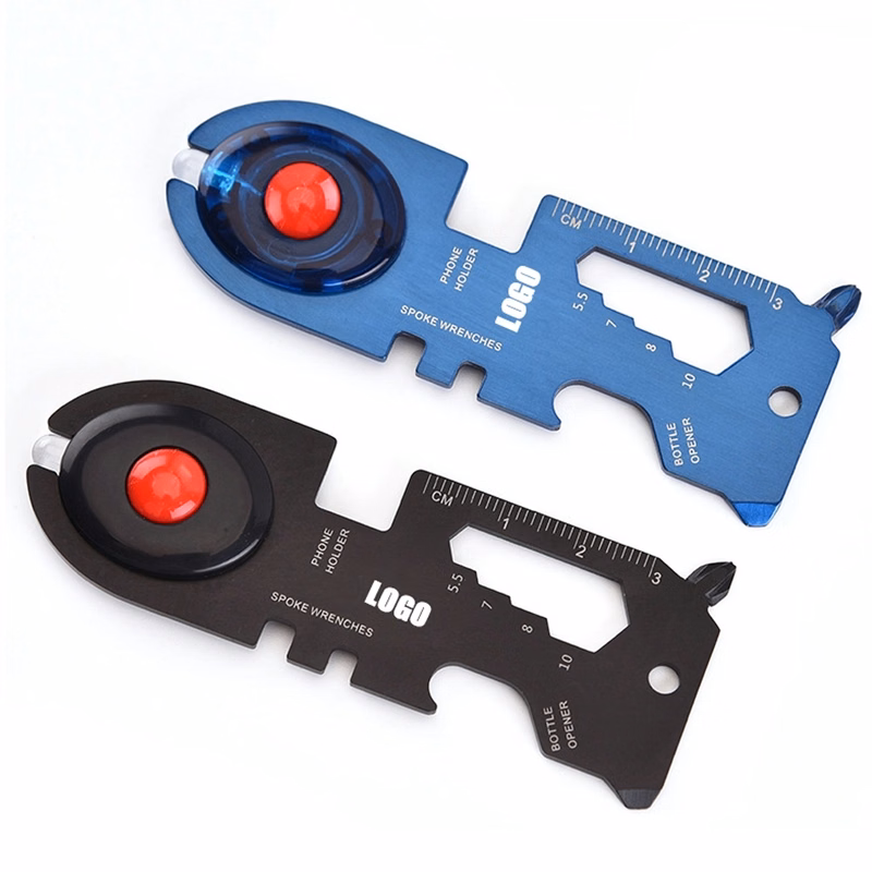 Camping Survival Credit Card Multitool with LED Light