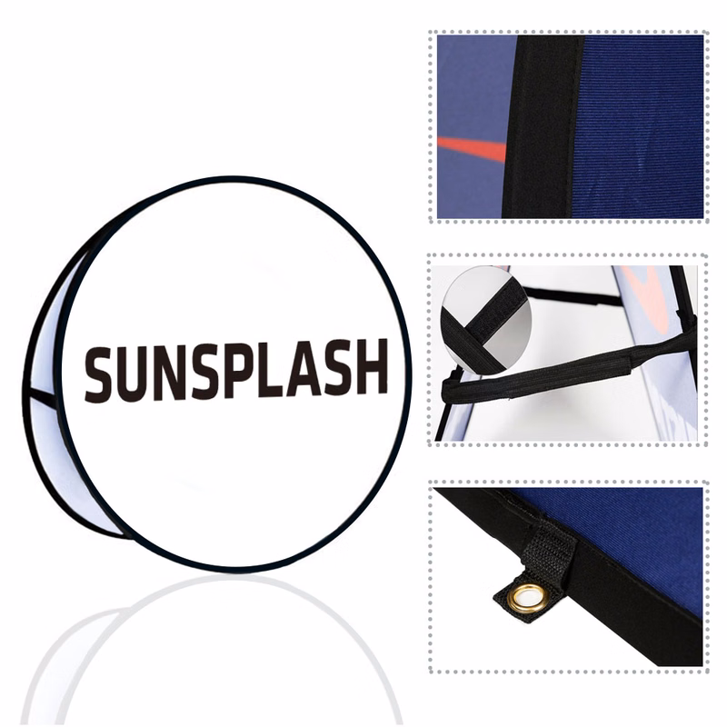 RoundPortable A-frames Display