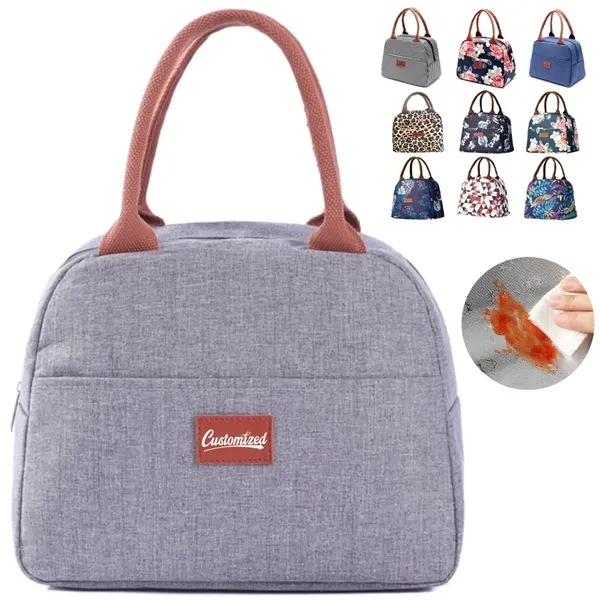 Custom 8L Cotton Insulated Lunch Tote with Lining — Portable Cooler Giveaway 1