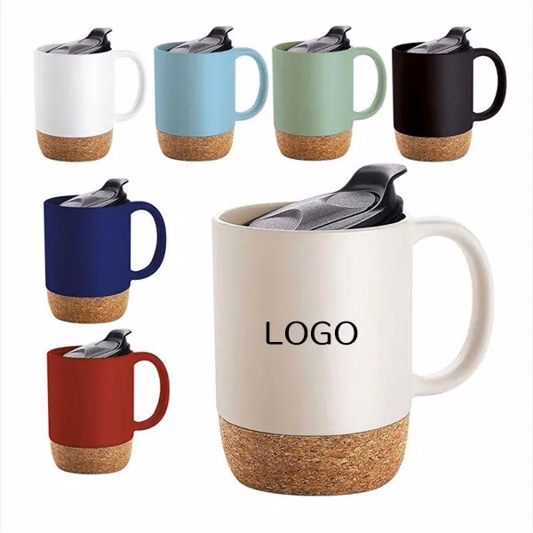 13 oz Ceramic Mug with Cork Base