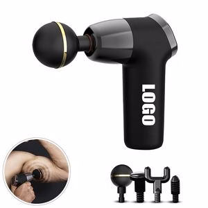 Muscle Massager Tool With 20 Vibration Speeds And 4 Interchangeable Heads