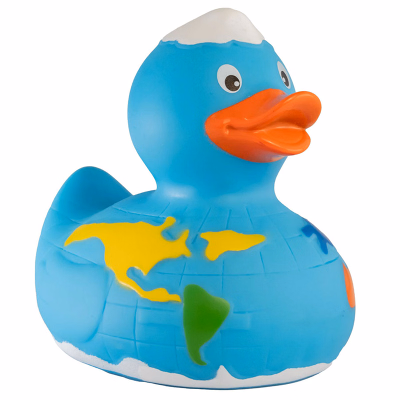 Globe Rubber Duck
