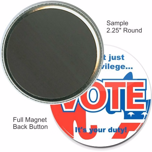 Full Magnet 2 1/4 Inch Round Button