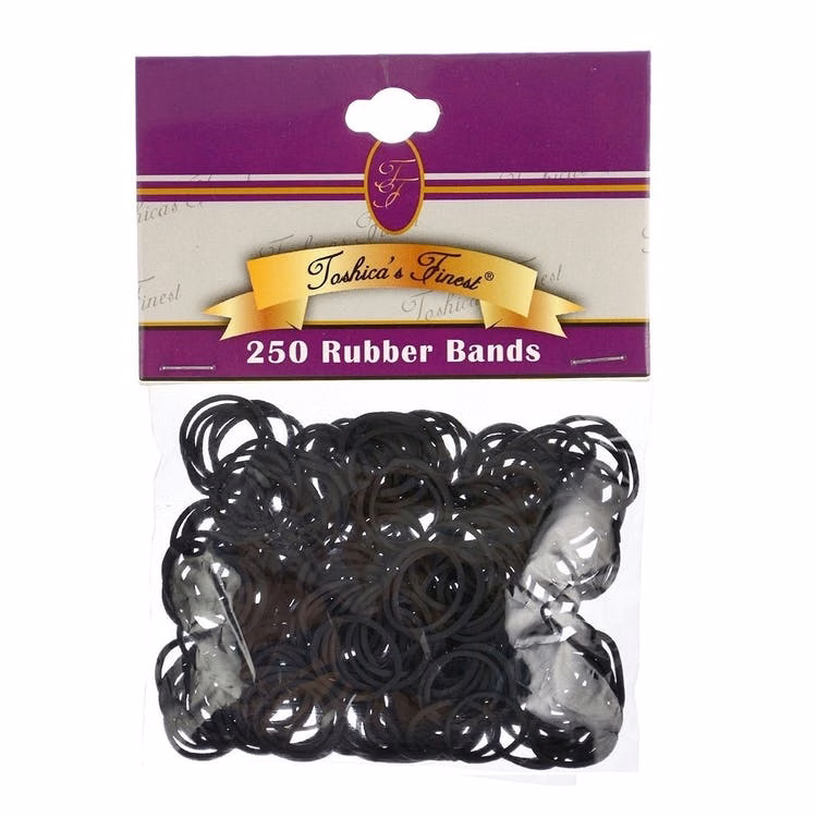 Rubber Bands - Black 250 Pack