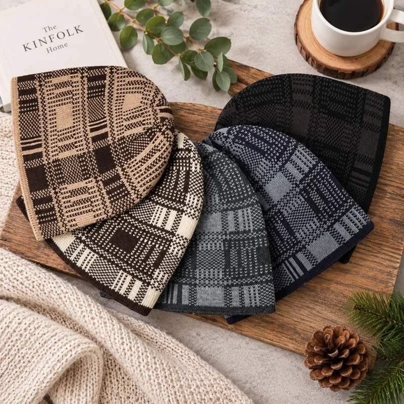 Grid Patch Beanie 1