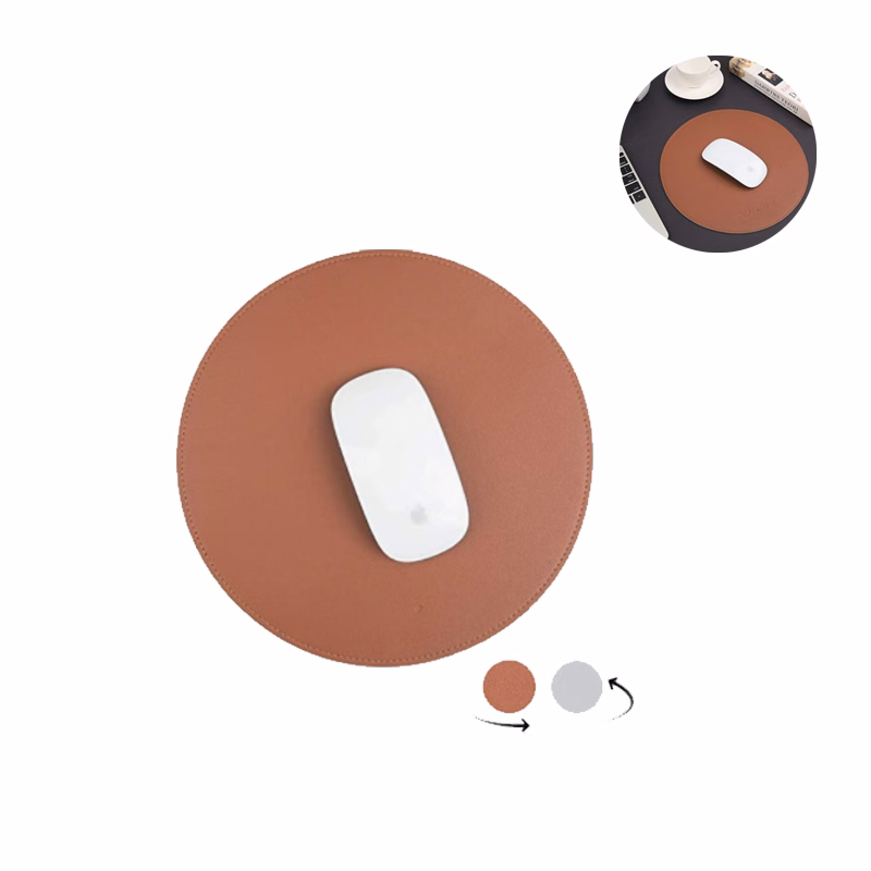2 In 1 High Sense Leather Office Mouse Pad