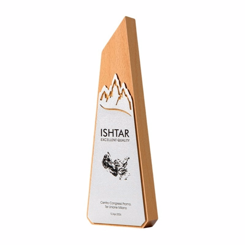 Mountain Wooden Trophy