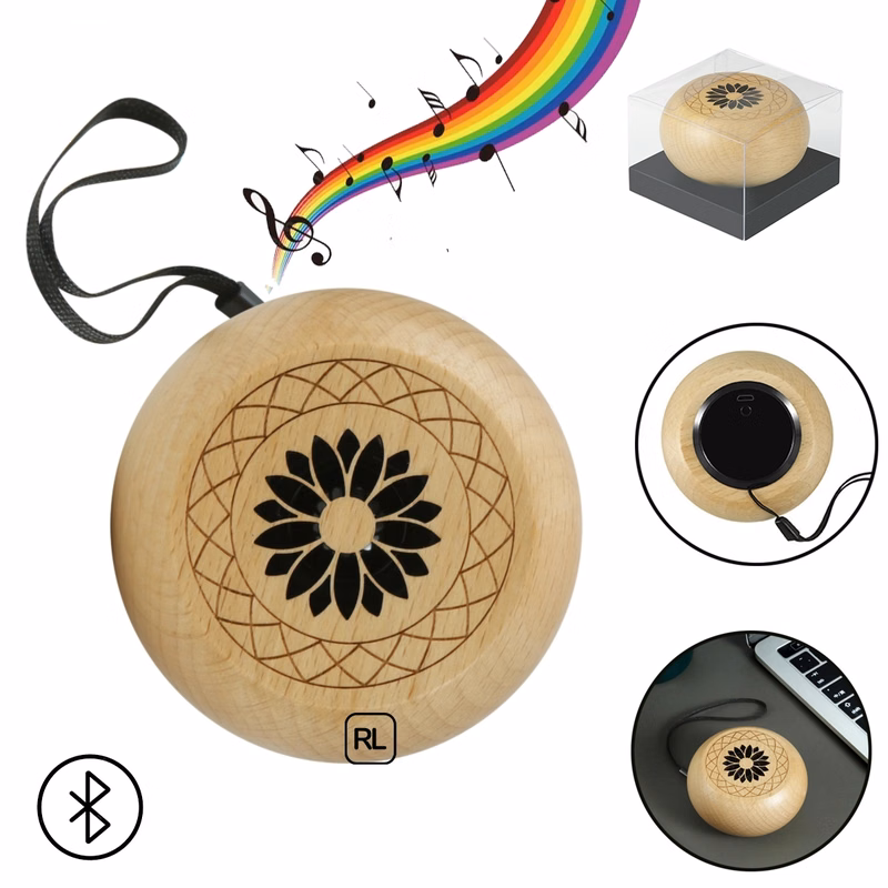 Wood Wireless Blue tooth Portable Speaker 5.0