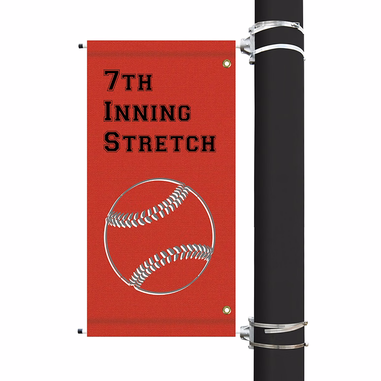 38" x 18" Custom Sunbrella™ Avenue Banner-3 Color Imprint