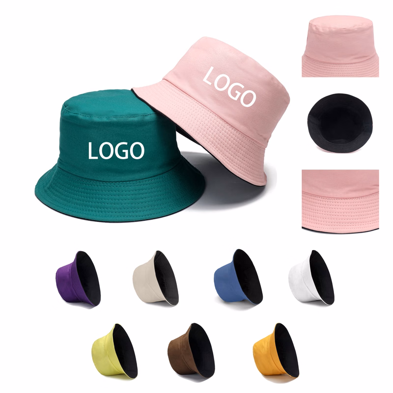 Summer Bucket Hats worn on both side