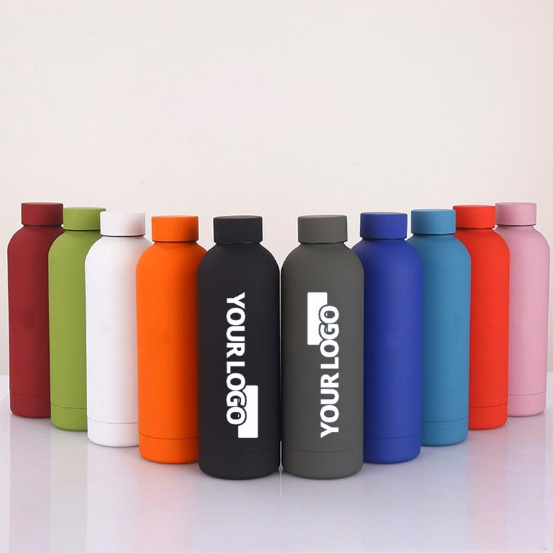 Double Layer Small Mouth Frosted Stainless Steel Thermos Cup