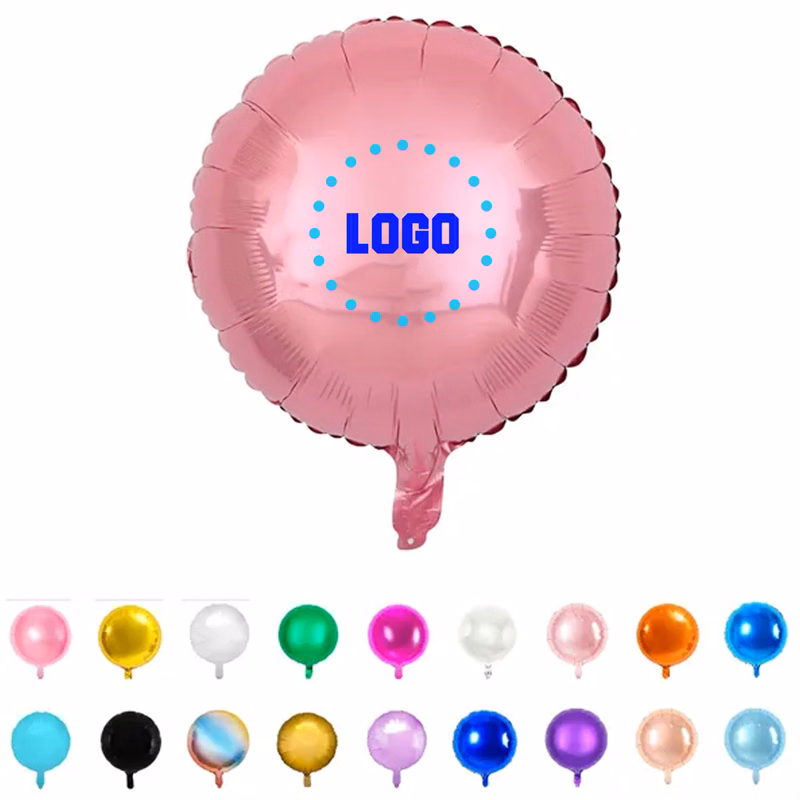 18" Round Reusable Foil Balloon for Event Decorations
