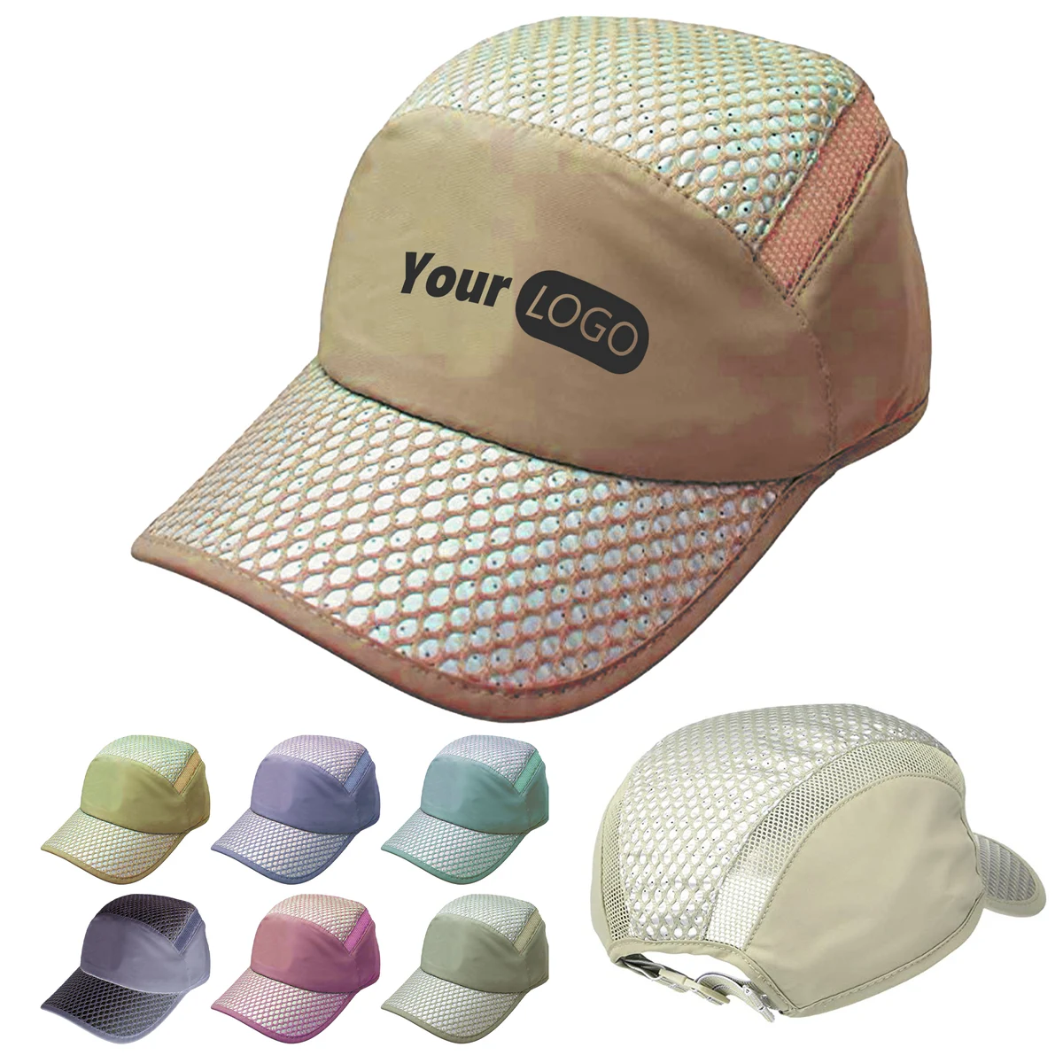 Nylon Reflective And Breathable Cap For Enhanced Visibility 1