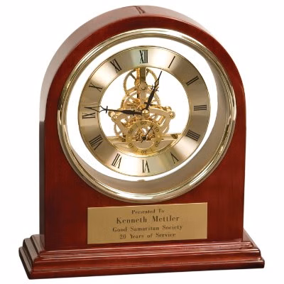 7 3/4" x 9" Grand Piano Arch Clock