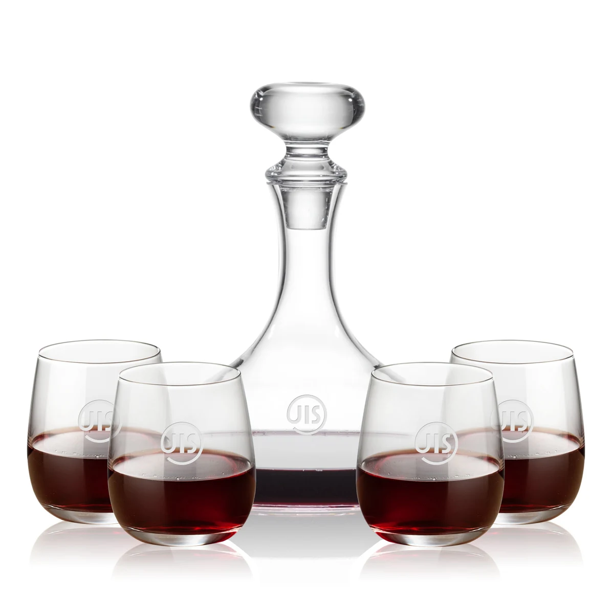 Stratford Decanter & Crestview Stemless Wine 1