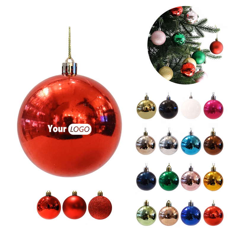Custom Logo Christmas Ball Ornament