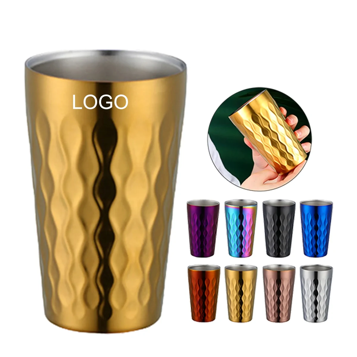 350 ML Portable Heat-Resistant Water Cup, custom water bottle with logo imprint 1