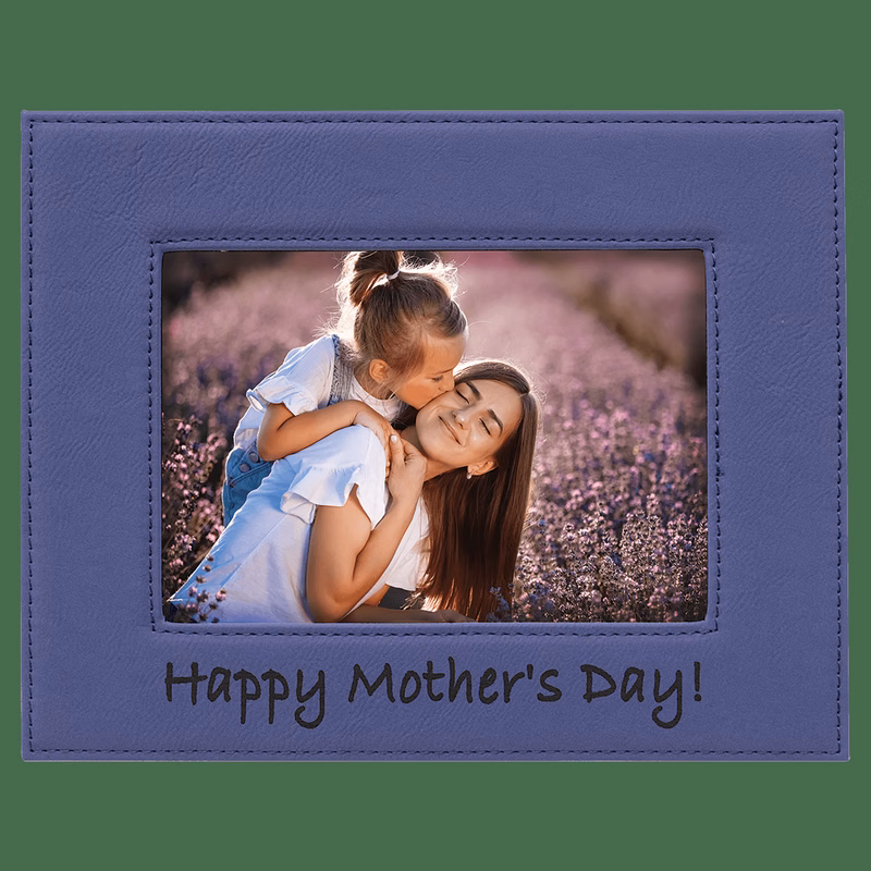 5" x 7" Purple Leatherette Photo Frame