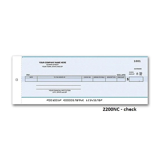 Checks, Accounts Payable Center 1
