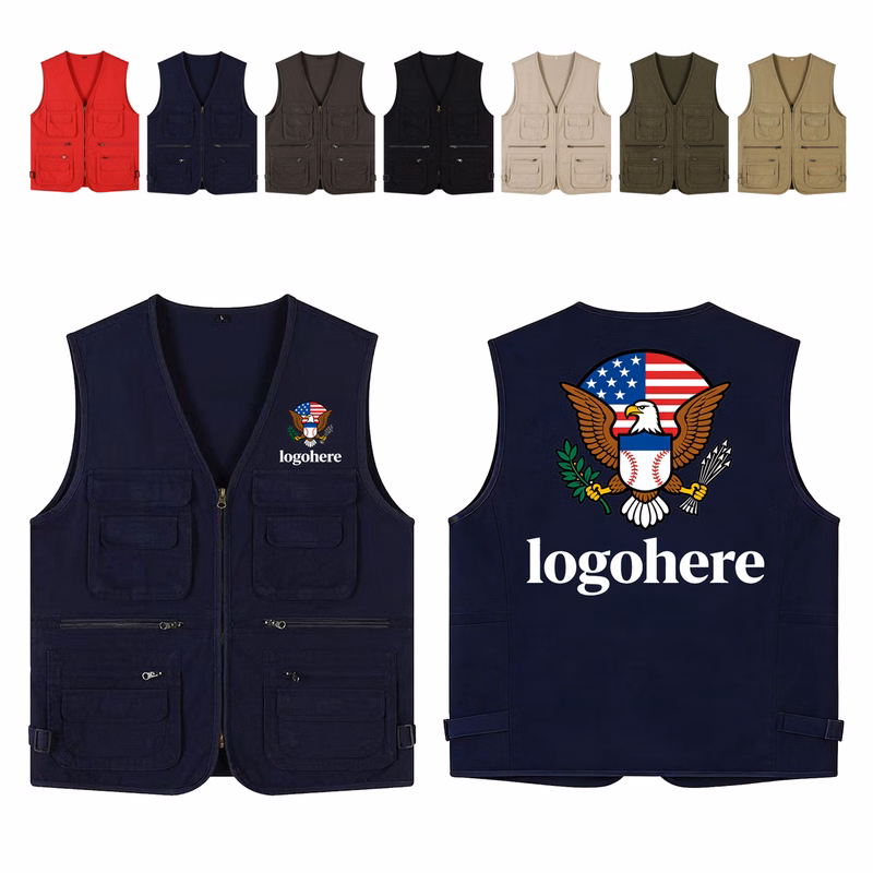 100% Cotton Utility Vest