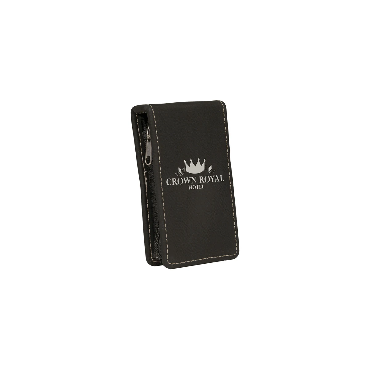Black/Silver Leatherette Manicure Set 1