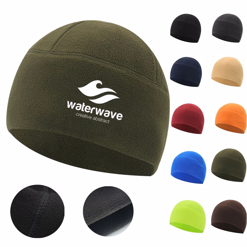 Men Beanie Warm Fleece Skull Polar