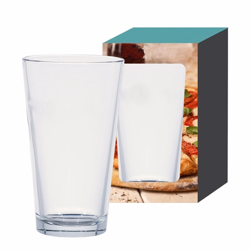 Low MOQ 48pcs 16Oz Heat Treated Pint Glass