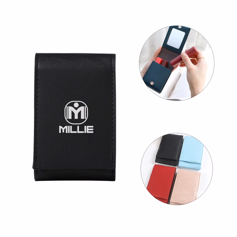 Portable Lipstick Case With Mirror
