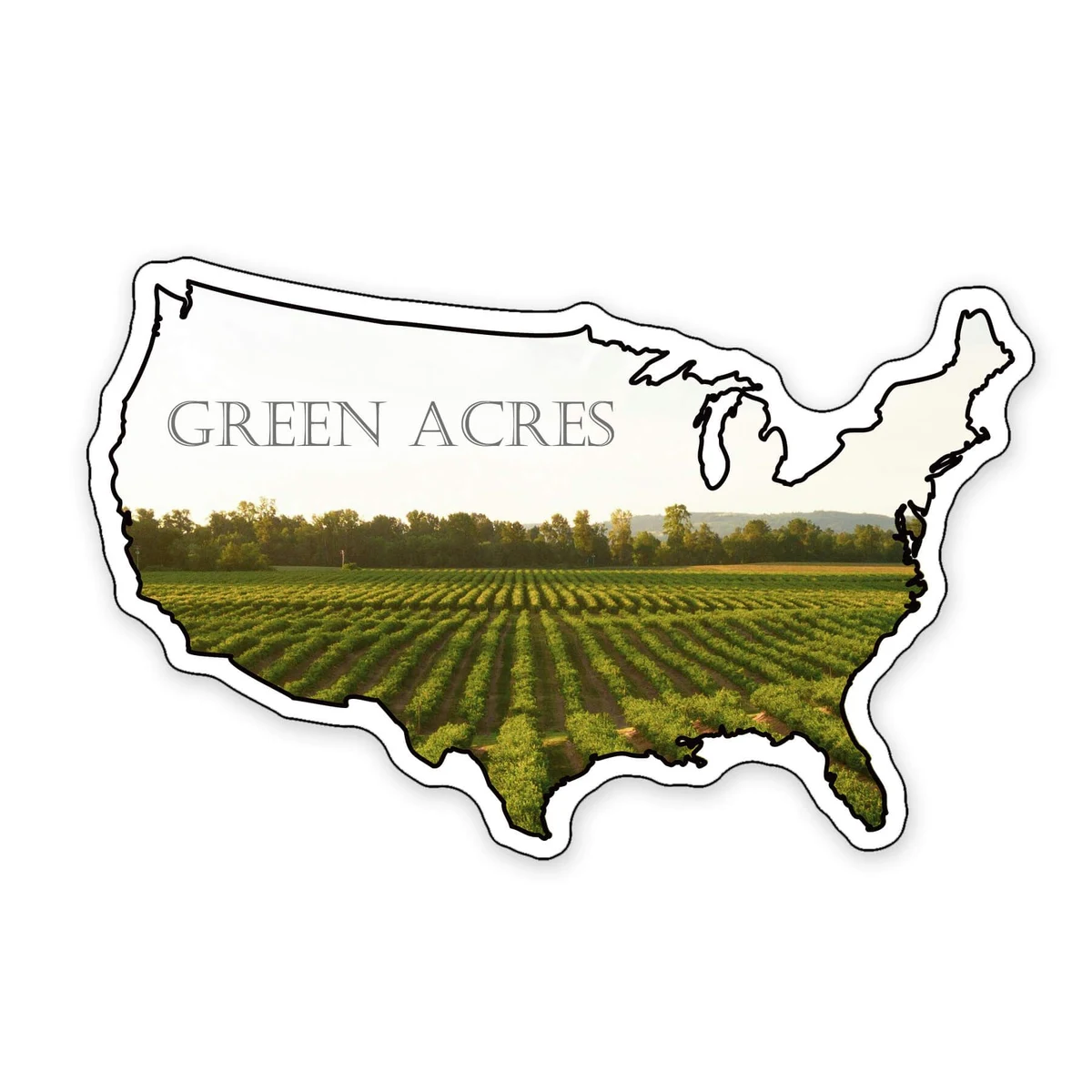 USA Shaped NoteKeeper™ Magnet 35 Mil 1