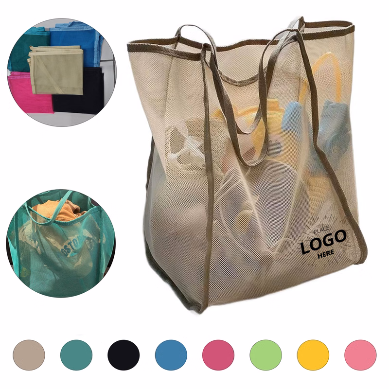 Breathable Mesh Beach Shoulder Tote