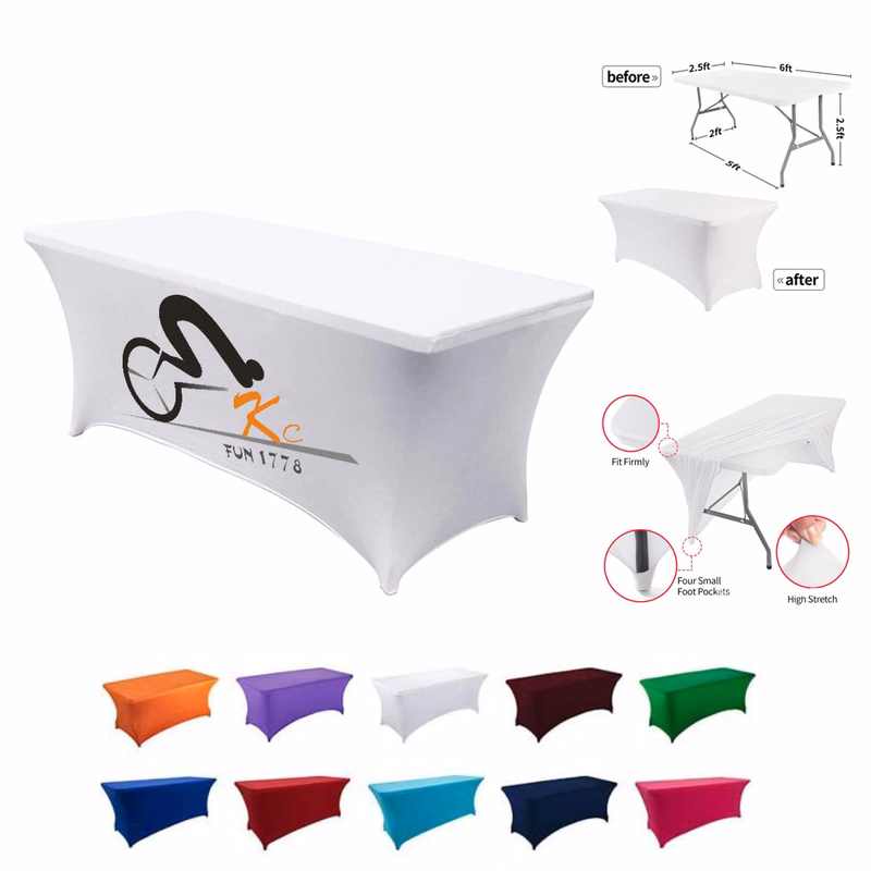 6FT Elastic Tablecloth For Outdoor Event Advertising