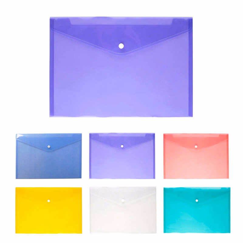 Plastic Envelope w/Snap Button