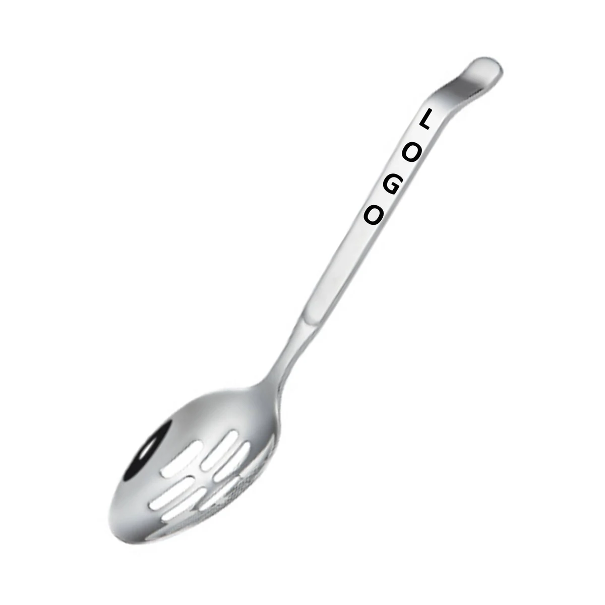 11 Inch Stainless Steel Slotted Serving Spoon 1