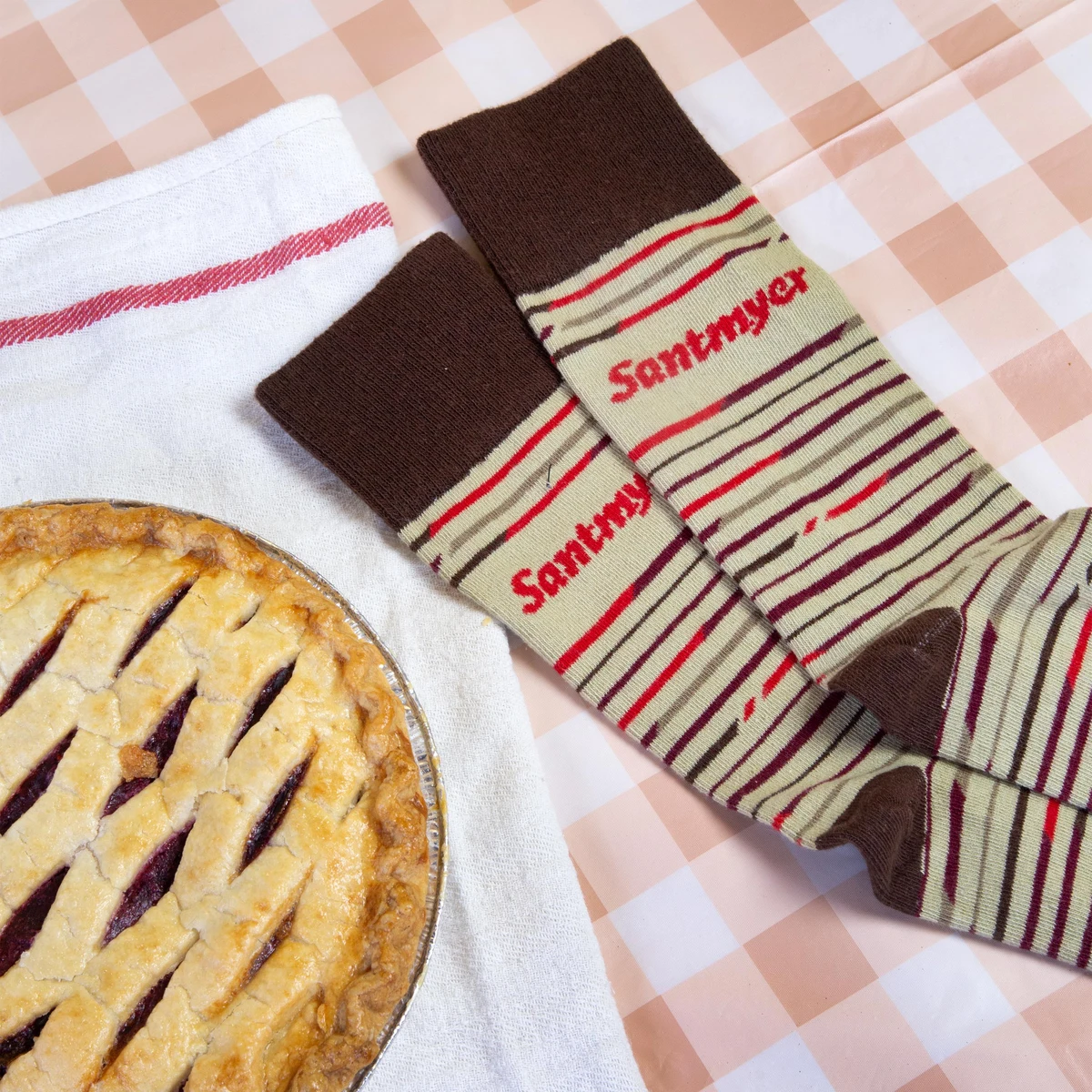 Casual Thanksgiving Socks - Grateful Feet for the Holiday - American Made 1