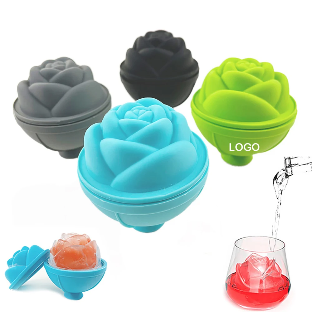 Silicone Rose Ice Mold 1