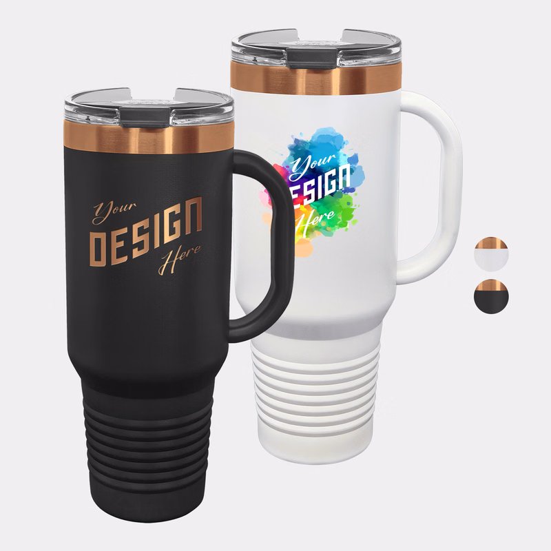 40 oz Polar Camel® Stainless Steel Insulated Ion Plated Travel Mug