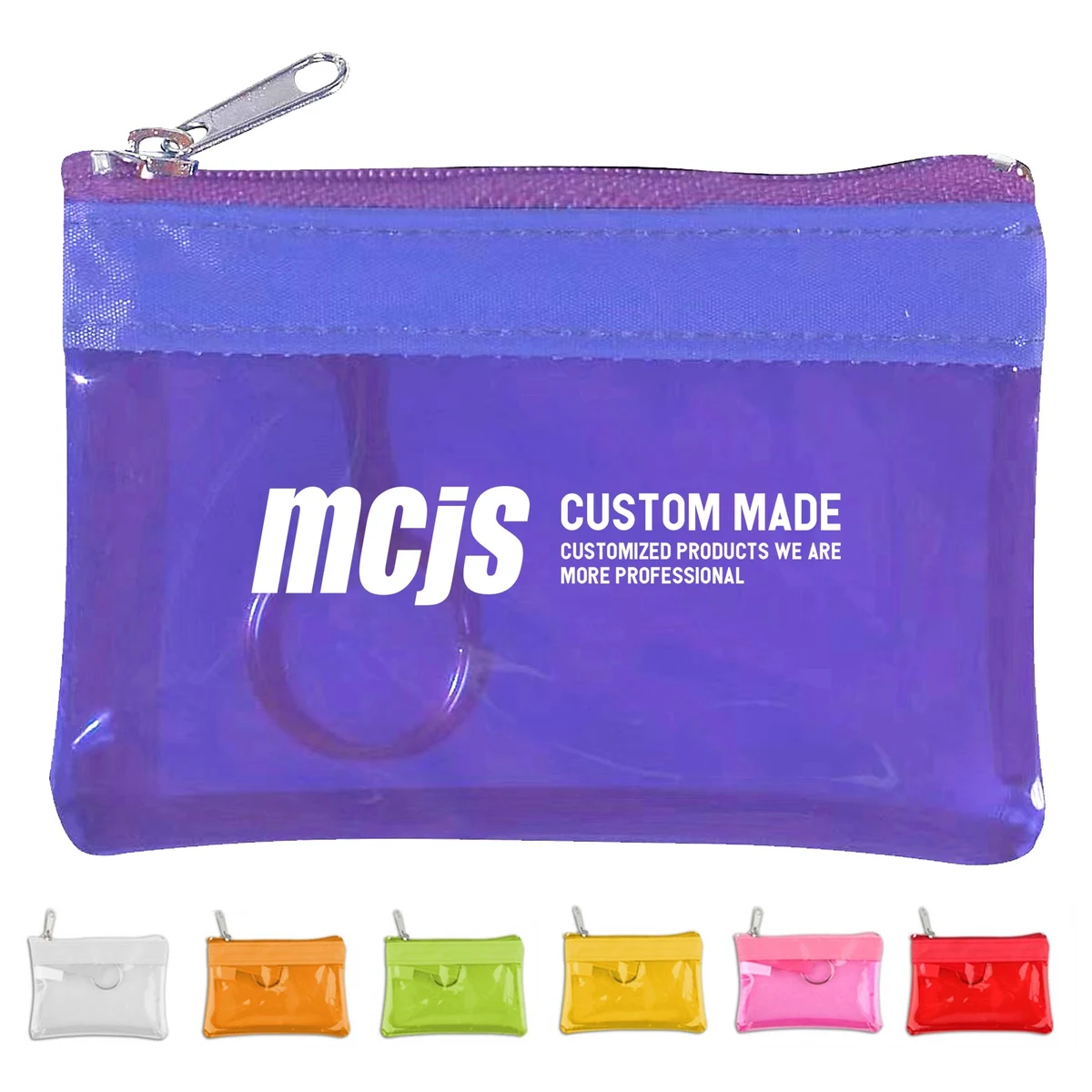 Translucent Coin Zipper Purse 1