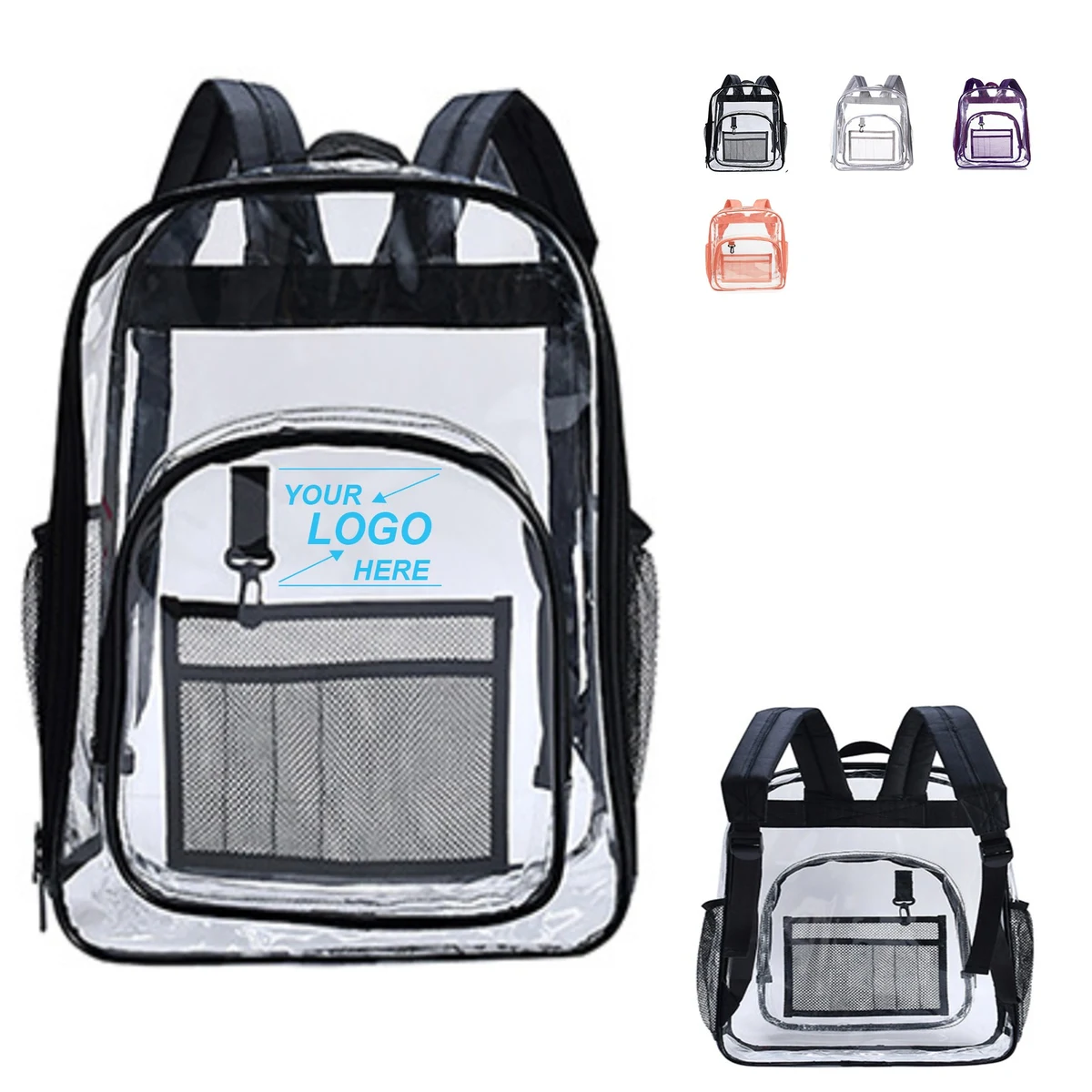 Transparent School Backpack 1