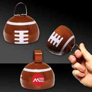 3 1/2" Football Metal Cowbell 1
