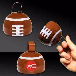 3 1/2" Football Metal Cowbell