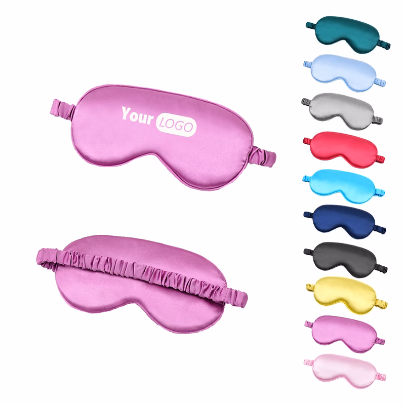 Faux Silk Eye Mask MOQ 50