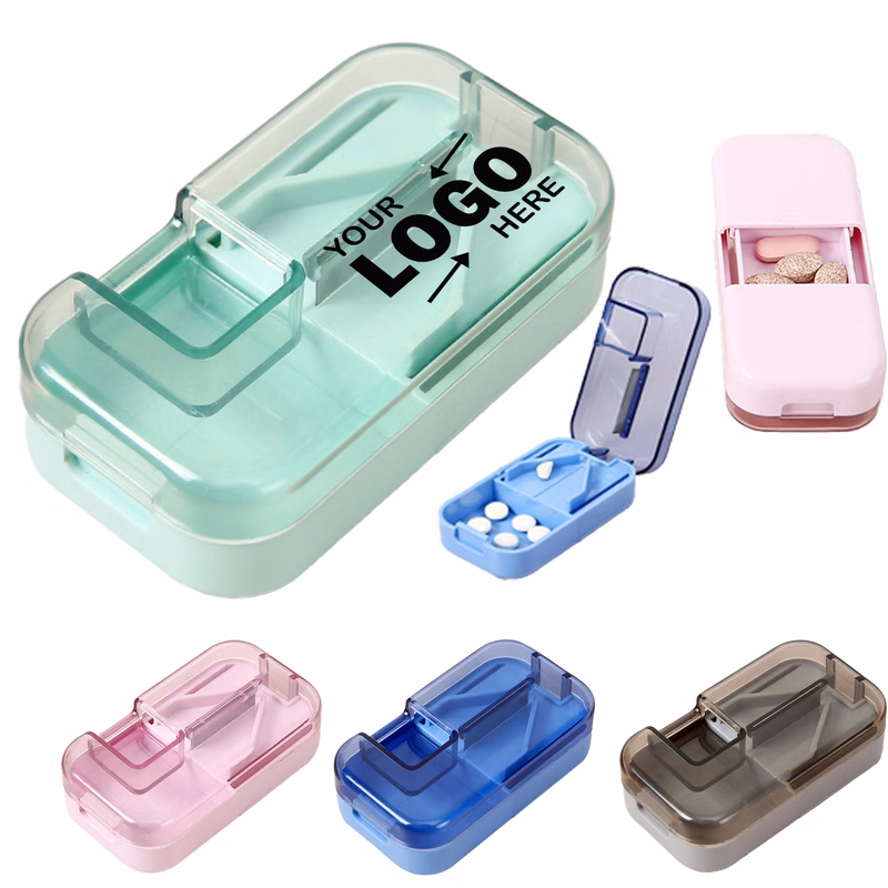Portable PP Pill Cutter and Divider Box