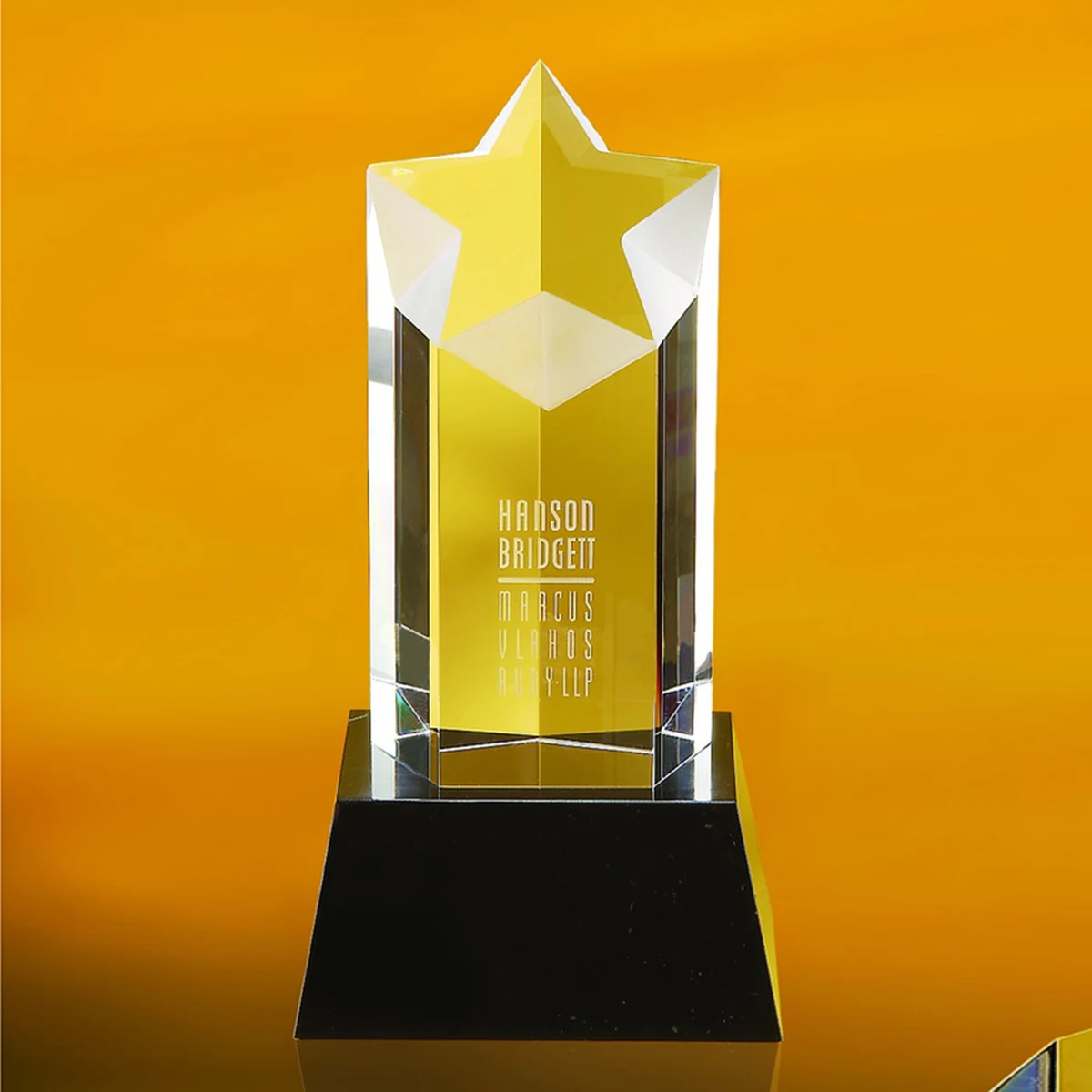 6" Crystal Award-Star_D160CA 1