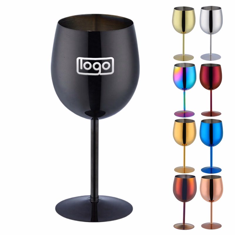 12oz Unbreakable Stainless Steel Wine Glass